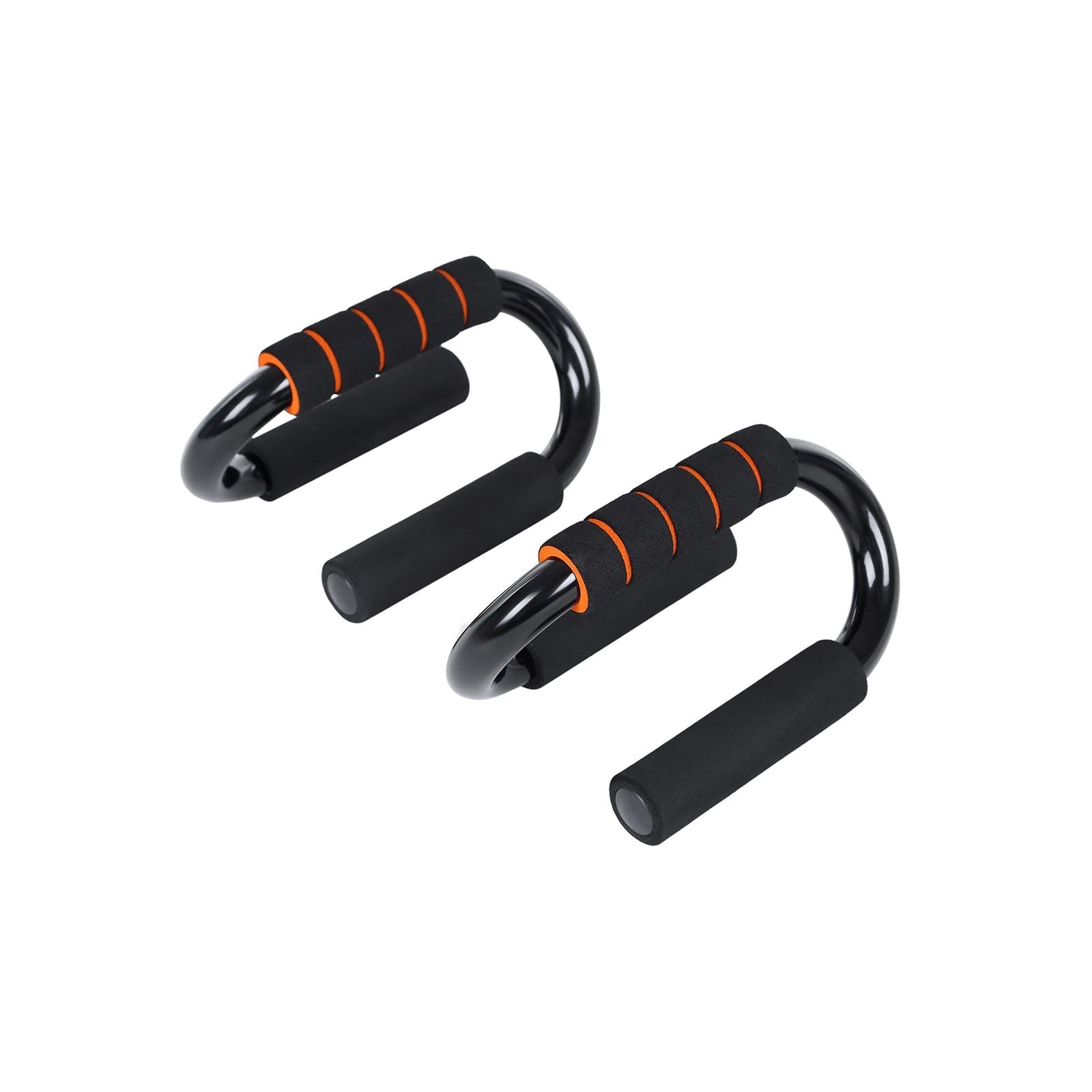Pushup Stands - Foam - Black - Non-Slip Grip Handles