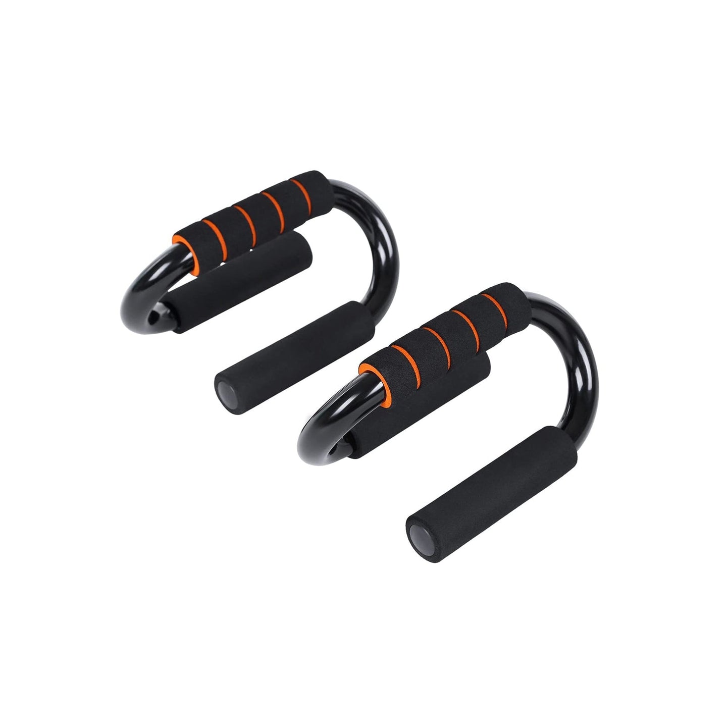 Pushup Stands - Foam - Black - Non-Slip Grip Handles