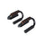 Pushup Stands - Foam - Black - Non-Slip Grip Handles