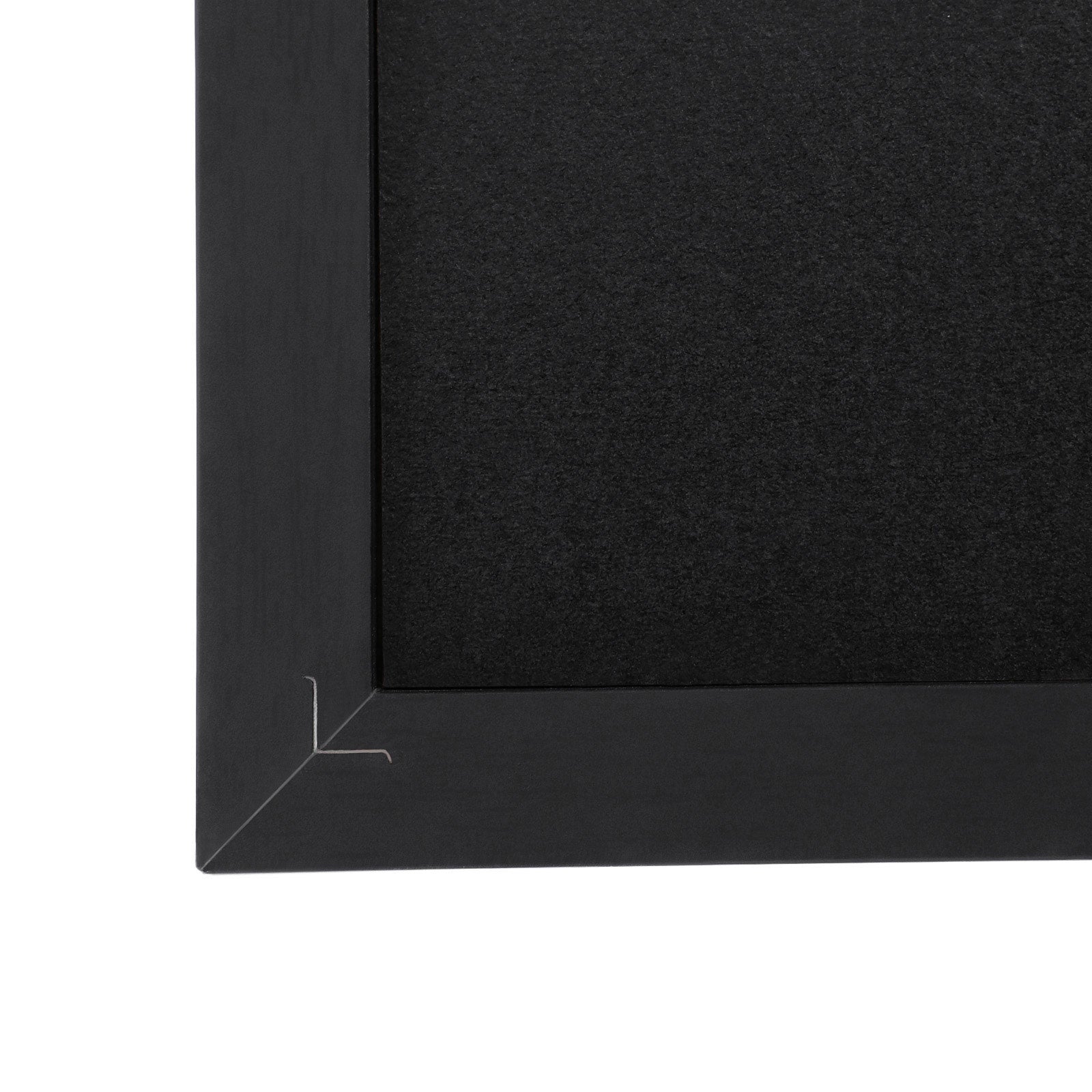 Picture Frame Set - Rigid Plastic - Black - 10 Pieces in Various Sizes