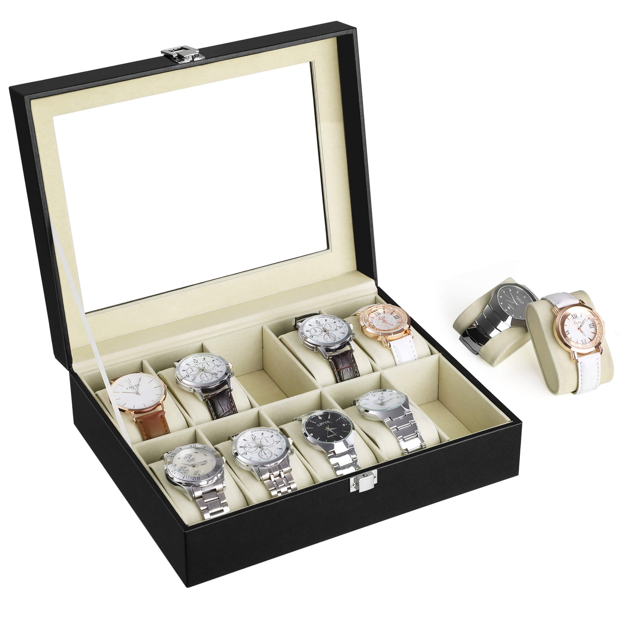 Watch Box - Glass - Multiple Colors