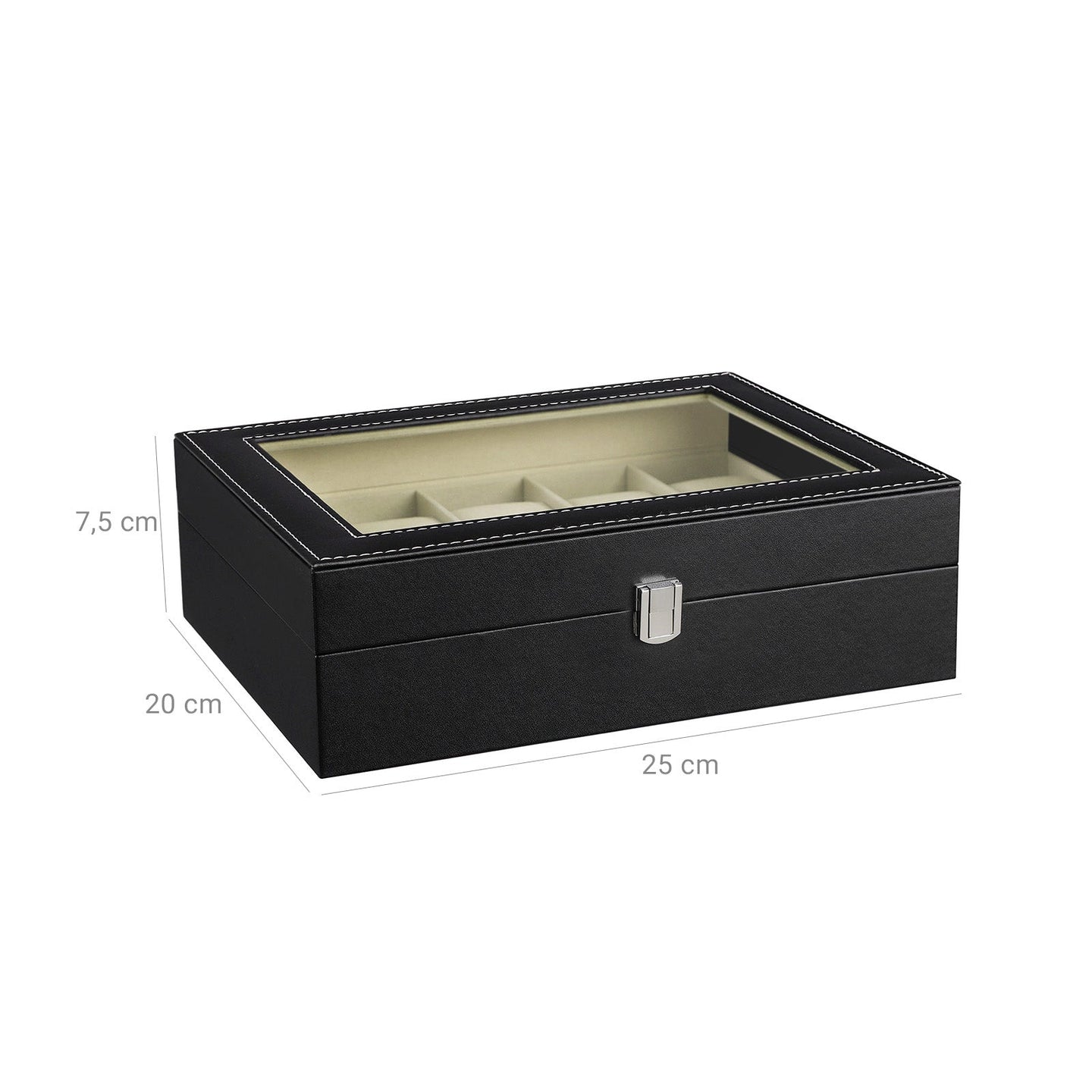 Watch Box - Glass - Multiple Colors