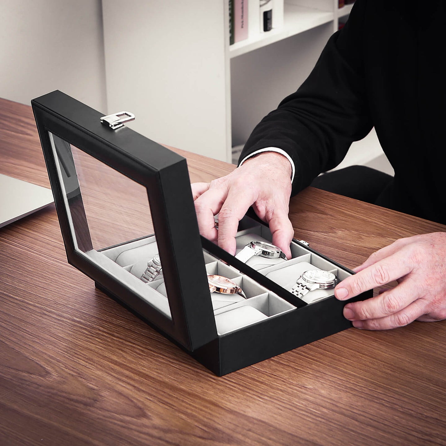 Watch Box - Glass - Multiple Colors