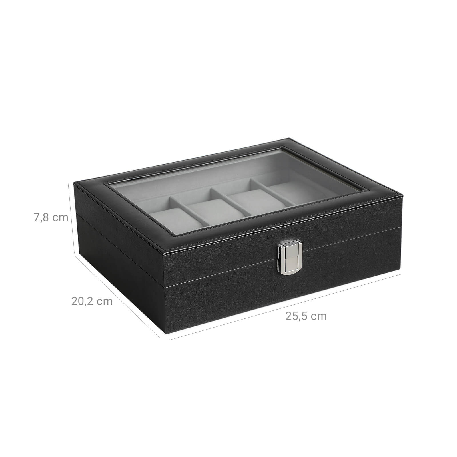 Watch Box - Glass - Multiple Colors