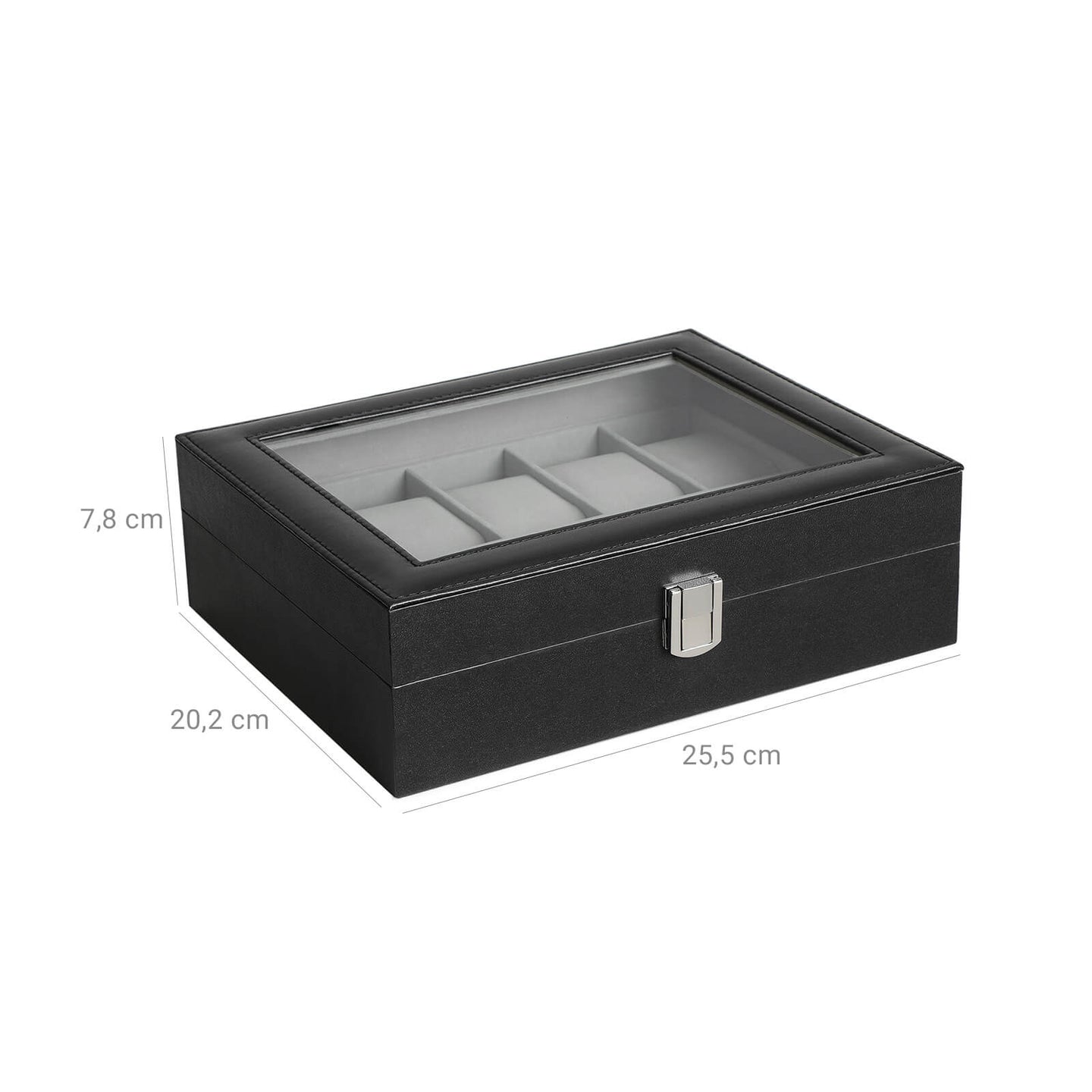 Watch Box - Glass - Multiple Colors