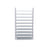 10-Tier Shoe Rack - Fabric - Grey - Holds Up to 50 Pairs of Shoes