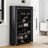 10-Tier Shoe Rack - Steel - Black - Free Standing Storage Organizer for Up to 54 Pairs