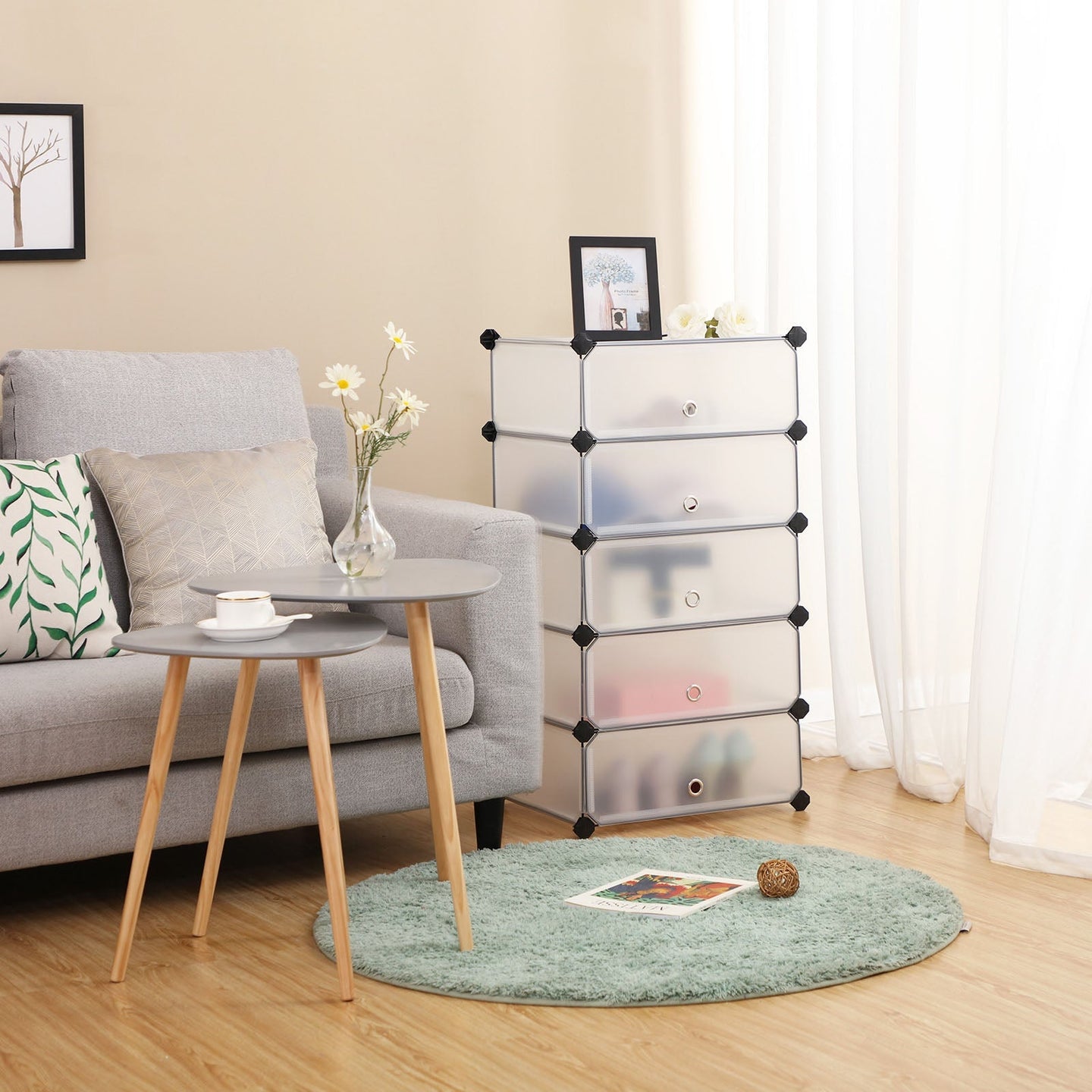 Cube Organizer - Semi-transparent White - LPC