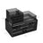 Cosmetic Makeup Storage Organiser - Plastic - Black - 4 Drawers with 11 Compartments