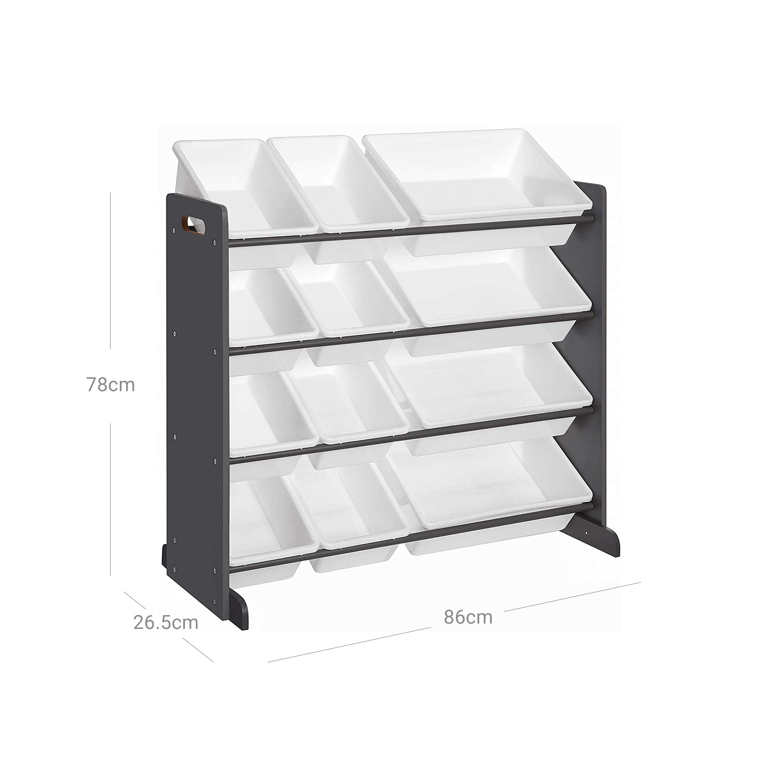 Toy Organizer - White - Density Board