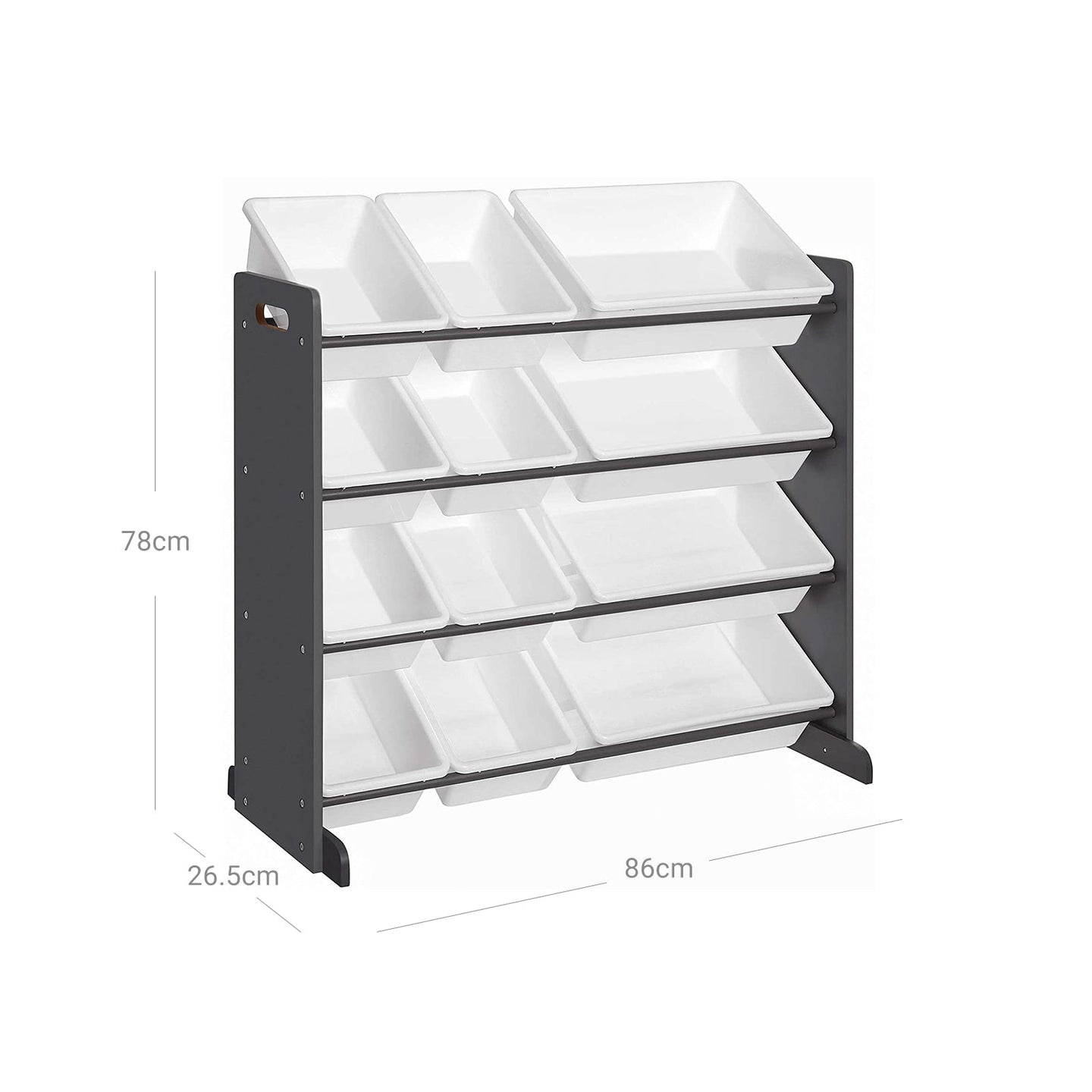 Toy Organizer - White - Density Board