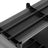 12-Cube Open Organizer - Wood - Black - Children's Room