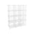 Storage Cube Unit - Metal Wire Mesh - Black - Interlocking Design with Large Capacity