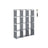 12-Cube Storage Shelf - MDF - Black - Versatile Closet Organizer with Bonus Rubber Mallet