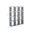 12-Cube Storage Shelf - MDF - Black - Versatile Closet Organizer with Bonus Rubber Mallet