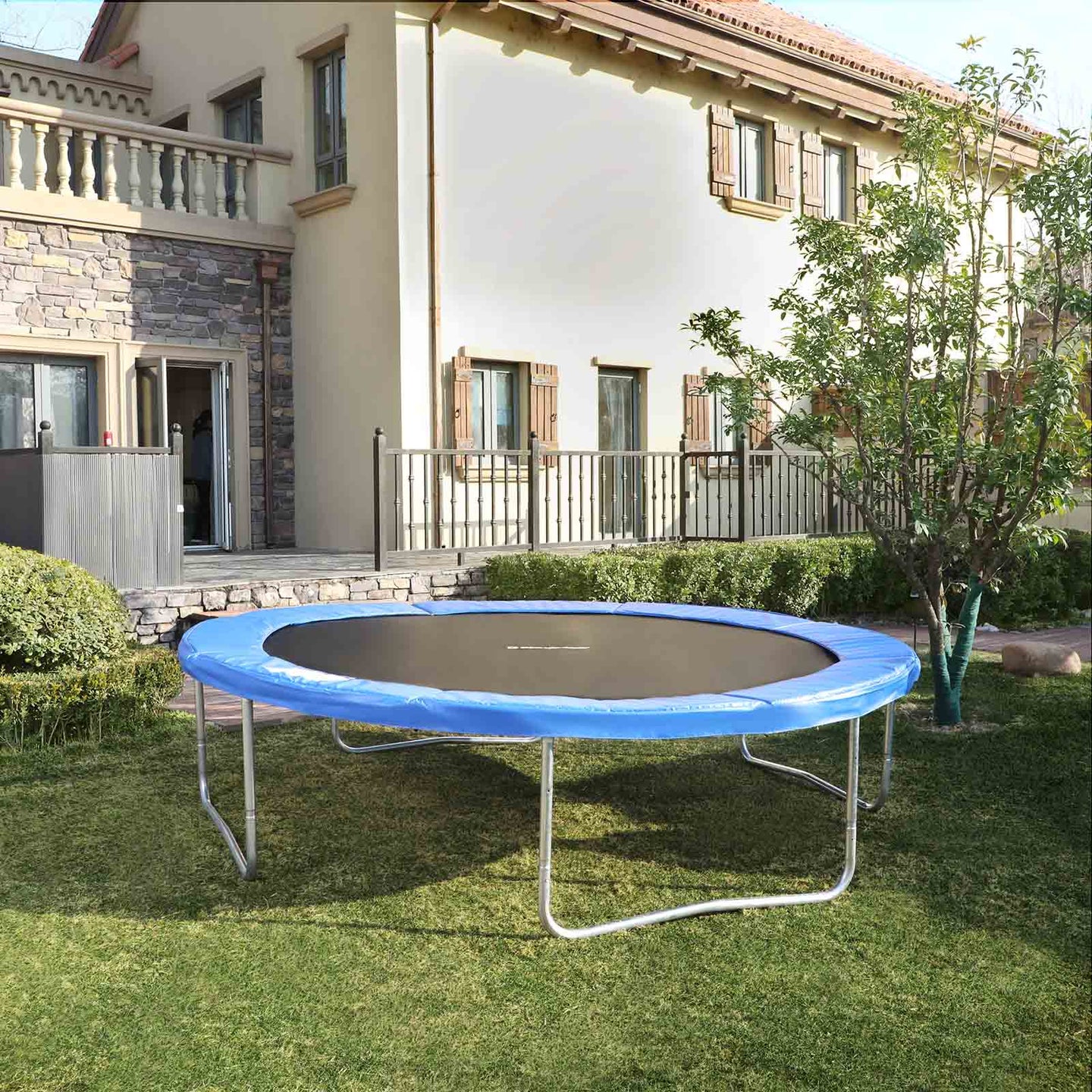 Trampoline Safety Pad - 12 FT Standard Size - Green - UV-Resistant