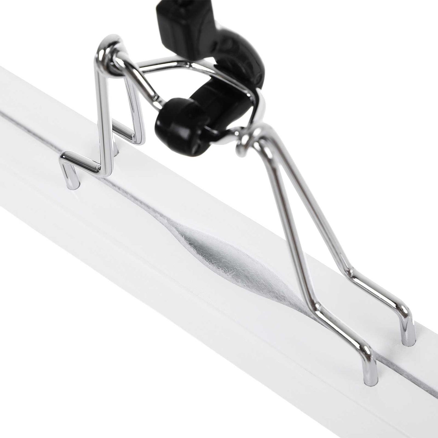 Wood Skirt Hangers - Wood - Dark Walnut - Non-Slip with Full-Width Clamp and Lock