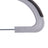 Trousers Hangers - Premium Quality Plastic - Grey - Non-slip Clips