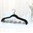 Velvet Trouser Hangers - Velvet - Grey - Non-Slip with Bar and Clips