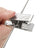 Velvet Trouser Hangers - Velvet - Grey - Non-Slip with Bar and Clips