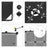 15-Cube Plastic Organizer - White - Versatile Storage for Clothes