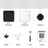 15-Cube Plastic Organizer - White - Versatile Storage for Clothes