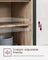 Sideboard - Wood - Rustic Brown and Black - Adjustable Shelf with Sliding Barn Doors