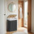 Foldable Laundry Hamper - Bamboo - Natural - 72 L Capacity with Lid and 3 Handles