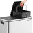 Double Recycling Bin - Plastic - White - 2 Compartments with Soft-Close Lids and Pedals
