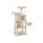 Cat Tree - Engineered Wood - Smoky Grey - Multi-Level with Scratching Posts