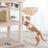 Cat Tree - Smoky Grey - Plush and Sisal
