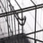Dog Cage - Metal - Black - Folding Design with 2 Doors and Tray