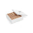 Jewellery Box - Wood - White - 2-Layer Organiser with Removable Tray
