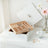 Jewellery Box - Wood - White - 2-Layer Organiser with Removable Tray