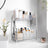 2-Tier Countertop Organiser - Metal - Silver - Includes Cutlery Holder and Hooks