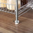 2-Tier Countertop Organiser - Metal - Silver - Includes Cutlery Holder and Hooks