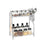 2-Tier Countertop Organiser - Metal - Silver - Includes Cutlery Holder and Hooks