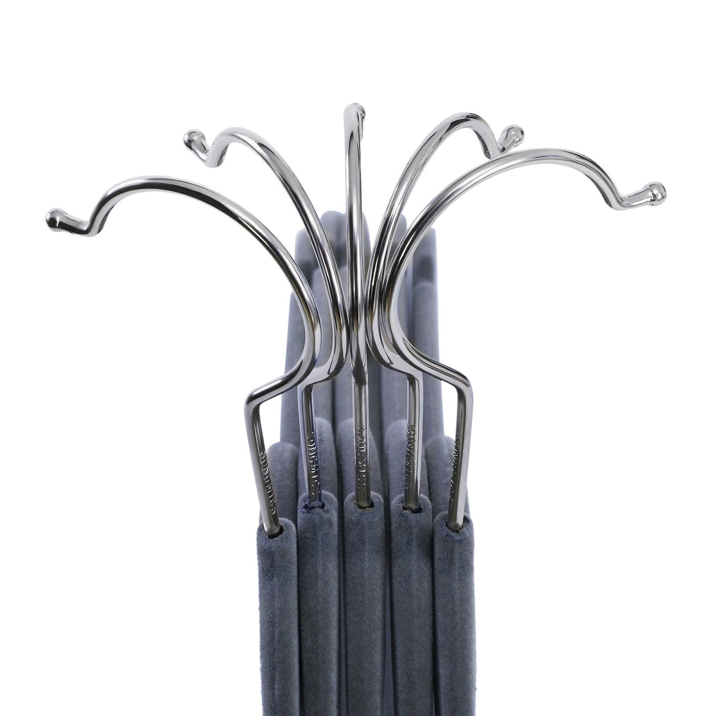 Velvet Hangers - Velvet - Black - Ultra Thin Space Saving with Tie Organizer and 360 Degree Swivel Hook