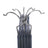 Velvet Hangers - Velvet - Black - Ultra Thin Space Saving with Tie Organizer and 360 Degree Swivel Hook