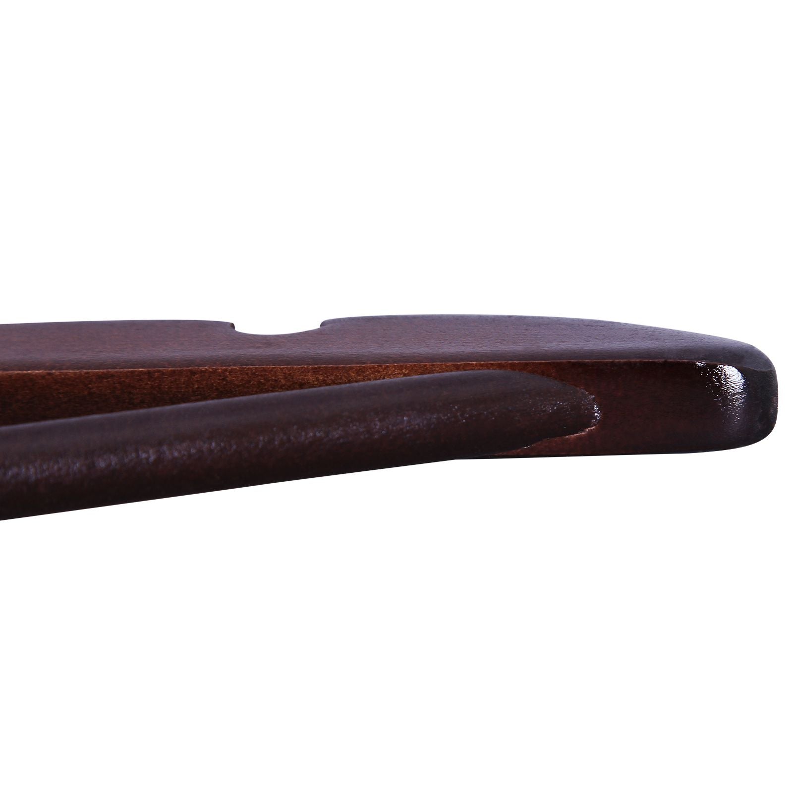 Coat Hangers - Maple Wood - Dark Brown - 20 Pack with Shoulder Notches and Trousers Bar