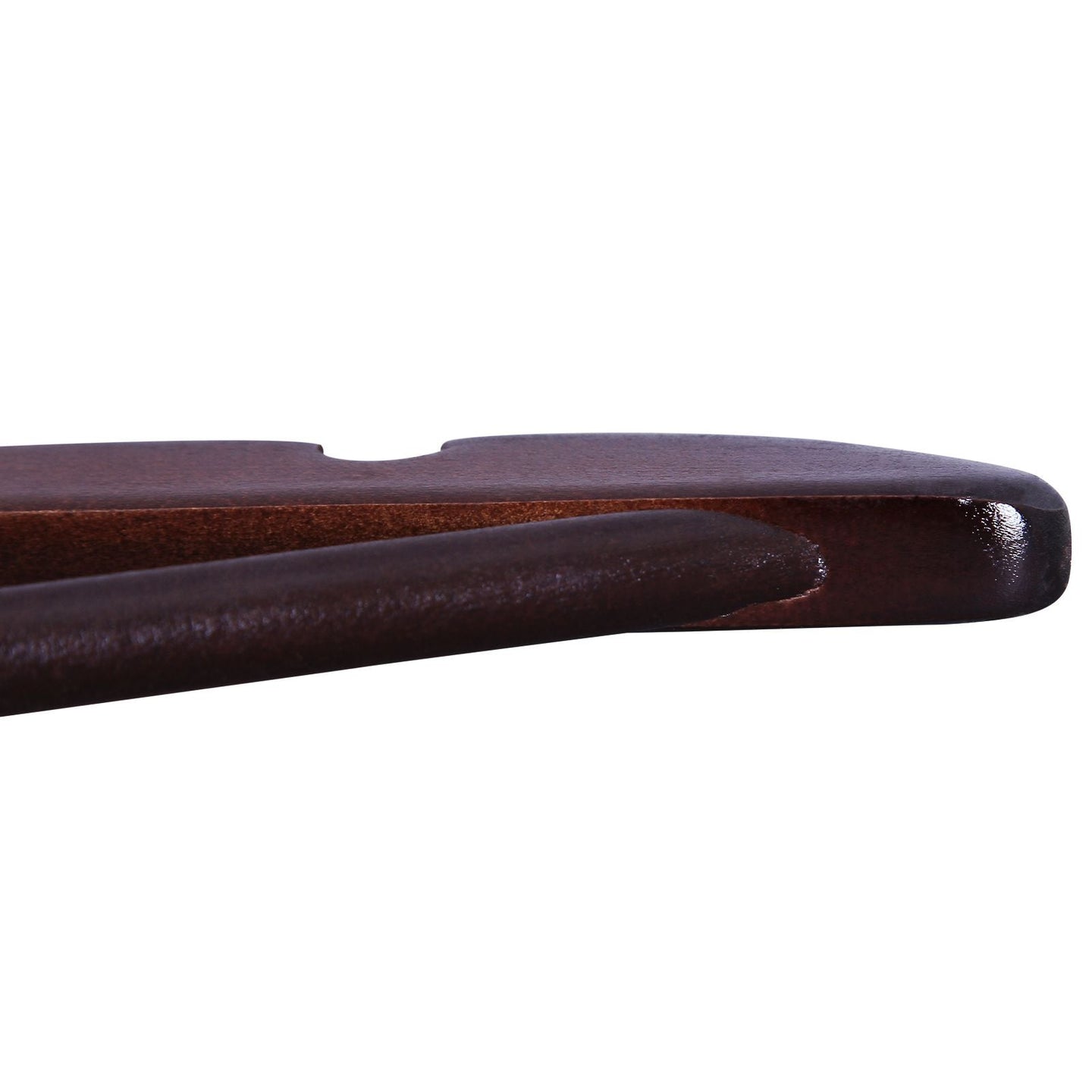 Coat Hangers - Maple Wood - Dark Brown - 20 Pack with Shoulder Notches and Trousers Bar