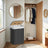 Foldable Laundry Hamper - Bamboo - Natural - 72 L Capacity with Lid and 3 Handles