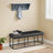 Ottoman Bench - Synthetic Leather - Black
