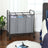 Laundry Cart - Fabric - Beige - 3 Removable Baskets on Wheels
