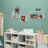 Floating Cube Shelves - Set of 3 - MDF - White