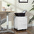 Mobile File Cabinet - Metal - Matte Black - Lockable