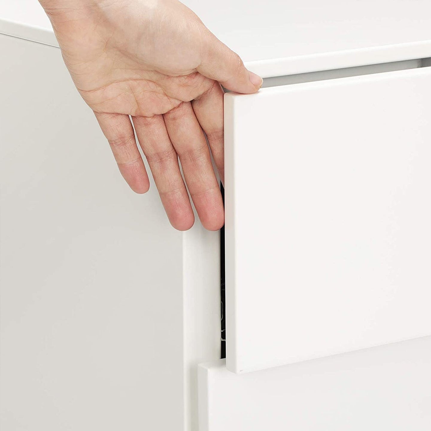 Mobile File Cabinet - Metal - Matte Black - Lockable