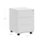 Mobile File Cabinet - Metal - Matte Black - Lockable