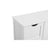 Floor Cabinet - Wood - White - 3 Large Drawers with Adjustable Shelf