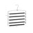 Pants Hangers - Metal - Black - Space-Saving Set of 3 with Non-Slip Padding and Swing Bars for Versatile Storage